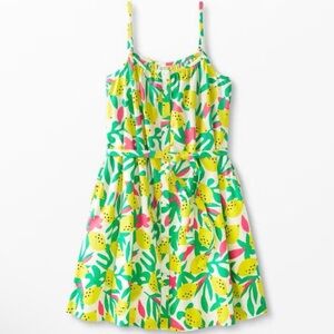 Hanna Andersson Women’s Summer Swing Dress in Zesty Citrus Size M